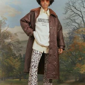 House of Sunny Cosmo coat in brown